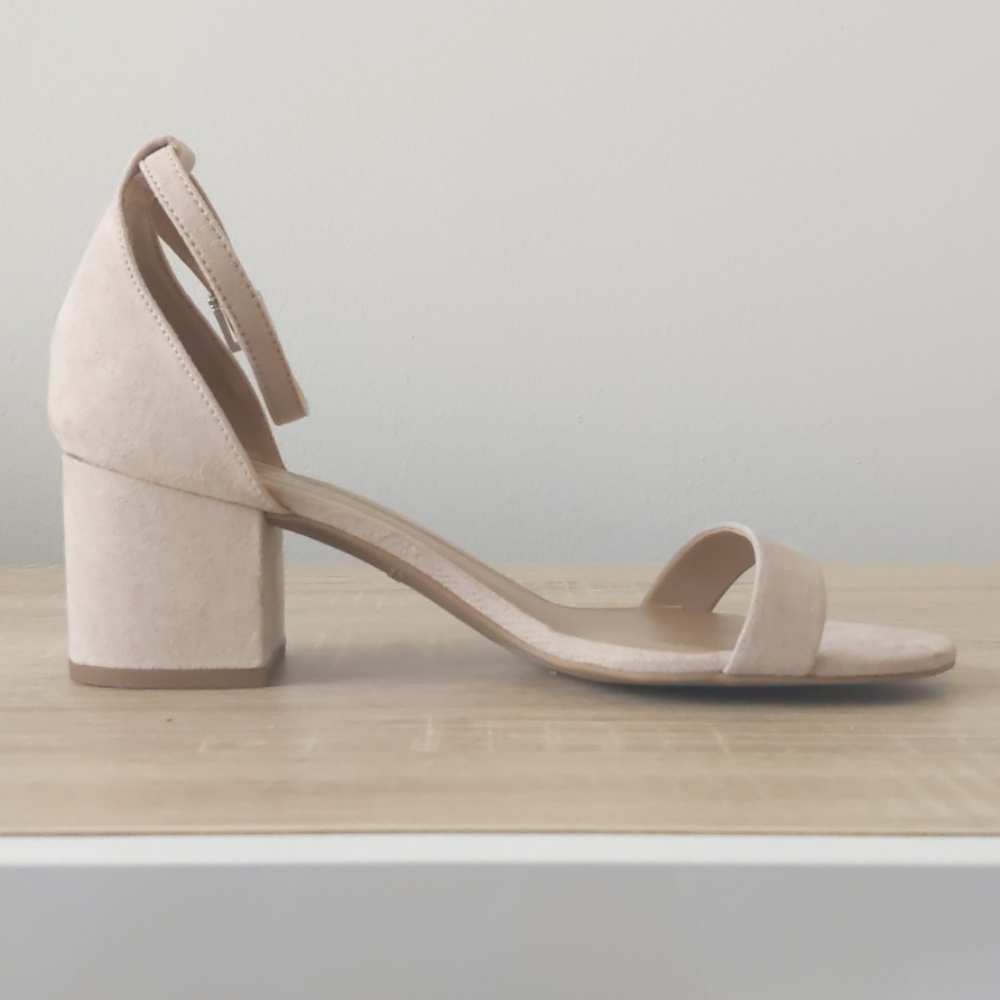 Call It Spring nude blocked heels